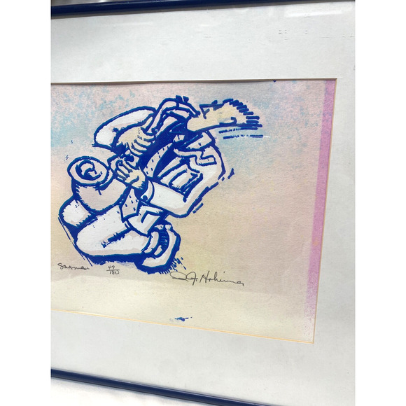 R.J. HOHIMER SIGNED SILKSCREEN SERIGRAPH Saxman Limited Signed Numbered - Picture 3 of 9